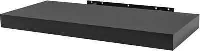 Produktbild von WOLTU Wandboard Wandregal CD DVD Regal Bücherregal Holz Board : Schwarz 30x22.9x3.8cm Farbe: Schwarz Größe: 30x22.9x3.8cm