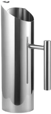 Produktbild von Wasserkanne 1,5L mit Fruchtinfuser – Edelstahlkanne – Getränkebehälter für die Hausbar – mit Griff – elegantes Design – Getränkekanne