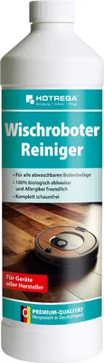 Produktbild von HOTREGA Wischroboter Reiniger Konzentrat 1L, Reinigungsmittel für alle wasserfesten Oberflächen, schaumlos, tensidefrei