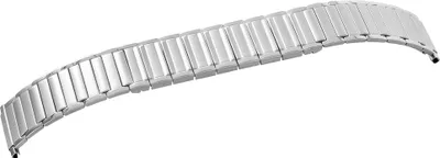 Produktbild von Edelstahl Zugarmband für Herren, silberfarben, 20 mm