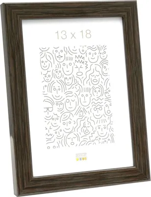 Image de Cadre pour photo S46RH7 gris-brun 13 x 18 cm