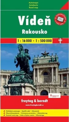 Obrázek produktu pro Vídeň + Rakousko mapy (1:16 000, 1:500 000)