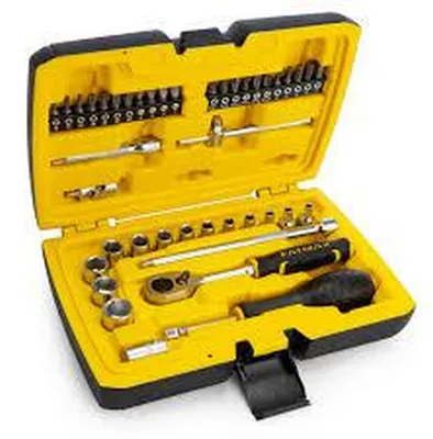 Steckschlüsselsatz STANLEY BLACK+DECKER 42-teilig 1/4"