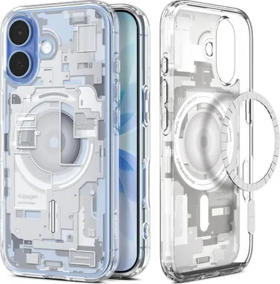 Zdjęcie produktu dla Spigen Ultra Hybrid (MagFit) Zero One, Pokrowiec, Apple, iPhone 17, 16 cm (6.3"), Biały