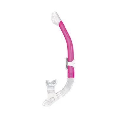 Produktbild von Mares Schnorchel mit Ventil Ergo Dry, Farbe:pink/rosa, Silikonfarbe:transparent