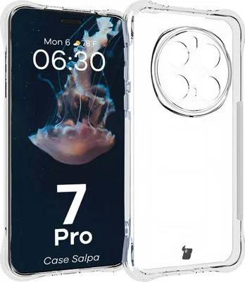Produktbild von Bizon Case Salpa flexible Hülle für Honor Magic7 Pro, transparent