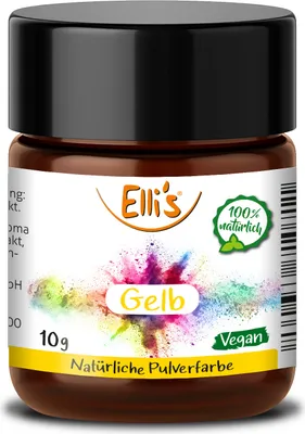 Produktbild von natürliche Pulver Lebensmittelfarbe - gelb