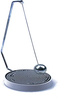 Produktbild von INF Kinetisches Schreibtischspielzeug "Entscheidungshilfe" Schwarz-Weiss