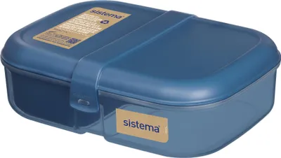 Produktbild von Sistema 1,1L Ribbon Lunch Box - recycled PP - Mountain Blue