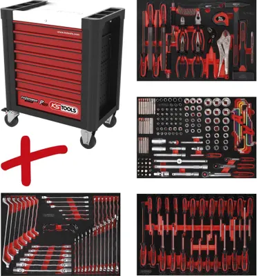 Immagine prodotto di KS Tools PERFORMANCEplus set di carrelli da officina P10