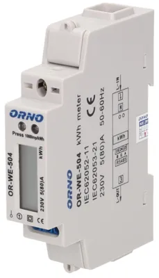Productafbeelding van WE-504 Energiemeter 1-Fase Elektriciteitsverbruiksindicator 80A