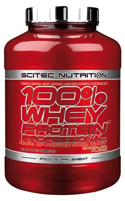 Produktbild von Scitec 100% Whey Professional 2350g - Pistachio White Chocolate