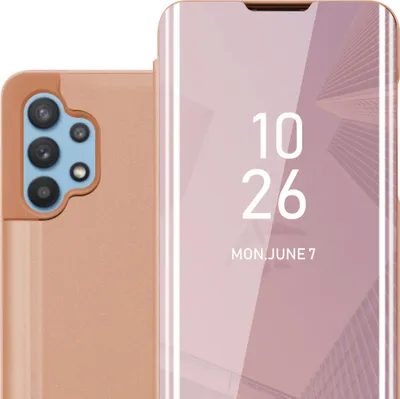 Immagine prodotto di Cadorabo custodia per telefono cellulare per Samsung Galaxy A32 5G in rosa Cover Backcover protettiva Custodia Libro