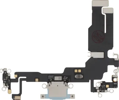 Immagine prodotto di Clappio, porta di ricarica per iPhone 15, porta USB-C + microfono, azzurro