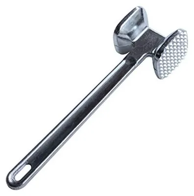 Fleischklopfer aus Aluminiumlegierung, doppelseitig, 130 g