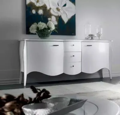 Image de Commode en bois Salon Commode Buffet Armoires en bois Nouveau