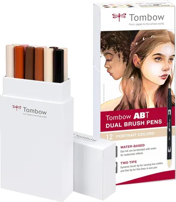 Immagine prodotto di Tombow ABT-12P-4ABT Set di 12 colori per ritratti