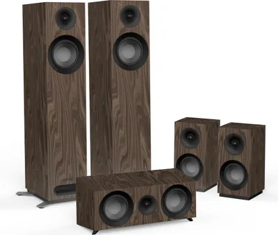 Image de Jamo S 805 HCS set d'enceintes Home cinéma Noyer 5.0 canaux