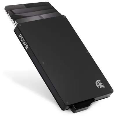 Zdjęcie produktu dla Metalowy etui na karty RFID dla mężczyzn, smukłe i trwałe etui na karty kredytowe, system szybkiego dostępu