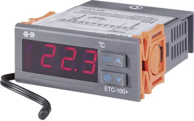 Produktbild von VOLTCRAFT ETC-100+ Temperaturregler NTC10K -40 bis +120 °C Relais 10 A (L x B x H) 88 x 75 x 34.5 mm