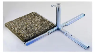 Produktbild von Sonnenschirmständer aus 4 mm Ø Stahl für Schirmstöcke bis Ø 53 mm