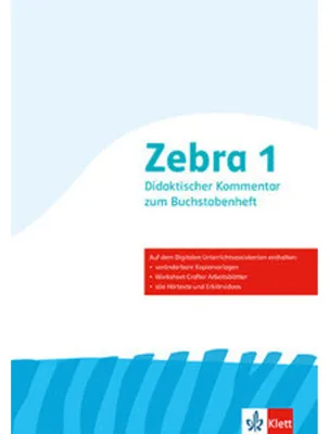Obrázok produktu pre Zebra 1. Didaktischer Kommentar zum Buchstabenheft Klasse 1