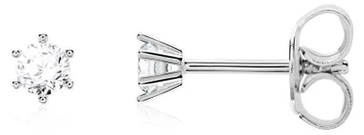 Produktbild von Brilladia Ohrstecker für Damen aus 14K Weißgold mit Brillanten