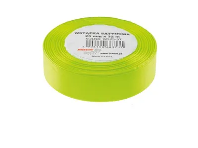 Immagine prodotto di Nastro di raso verde chiaro 25mmx32m