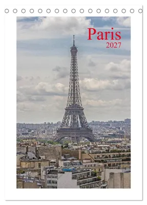Produktbild von Paris (Tischkalender 2027 DIN A5 hoch), CALVENDO Monatskalender