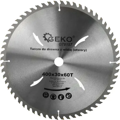 Immagine prodotto di GEKO Lama per legno 400x30x60T G78157