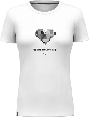 Produktbild von Pure Heart Dry Damen T-Shirt - Salewa, Farbe:white, Größe:IT 48 / DE 42