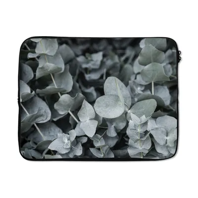 Produktbild von MuchoWow® Laptop Hülle 15 Zoll Natur - Pflanzen - Eukalyptus - Blätter Laptoptasche - Laptoptasche - Sleeve - Rundum-Schutz
