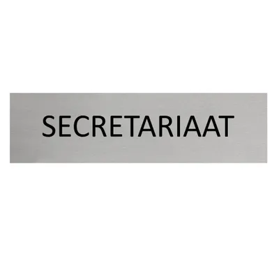 Produktbild von CombiCraft Aluminium Türschild mit Secretariaat  165x45mm