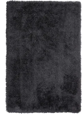 Zdjęcie produktu dla BELIANI Dywan shaggy czarny 140 x 200 cm puszysty włochacz