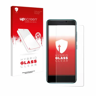 Produktbild von upscreen Schutzglas für Cubot J 20 Schutzfolie Panzer Folie Glas Display Schutz klar