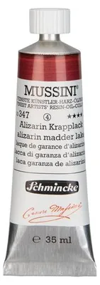 Produktbild von Schmincke MUSSINI Harz-Ölfarbe 35 ml Tube - 347 alizarine madder lake
