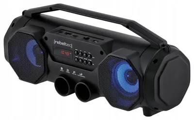 Zdjęcie produktu dla Przenośny głośnik Bluetooth z odtwarzaczem MP3, 12 W, Bluetooth 5.0, TWS, zasilanie USB/SD, czas pracy: 6-9 godzin