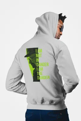 Produktbild von D&B Uni Hoodie ZIPMO00014 Breaking Bad HellGrau-Größe 3XL
