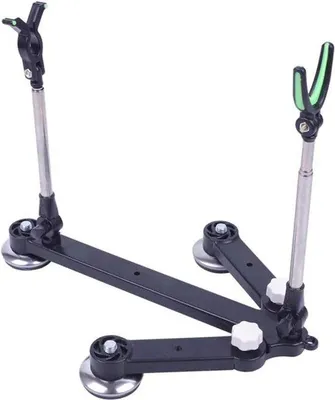 Produktbild von Famanu Angelhalter Verstellbar - Hochziehbar, Faltbar, Schwarz