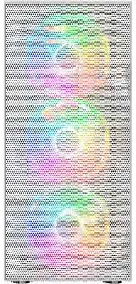 Immagine prodotto di Montech X3 Mesh Midi-Tower, RGB, vetro temperato - bianco (X3 MESH WH)