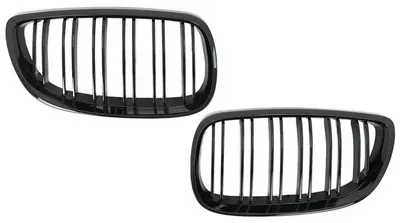 Imagen del producto de Rejilla delantera para BMW Serie 3 E92 E93 Coupé Cabrio, modelo anterior a la actualización (pre-LCI), años 06-09, con doble barra.