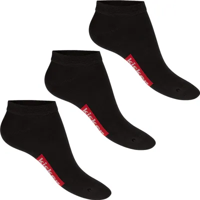 Produktbild von kicker Damen & Herren Sneaker Socken (3 Paar) - Schwarz 43-46