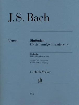 Obrázek produktu pro Sinfonien (Dreistimmige Inventionen) für Klavier zu zwei Händen