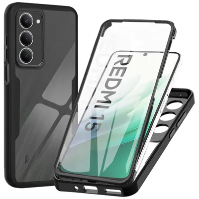 Zdjęcie produktu dla Techsuit 360 Protector etui ochroną Xiaomi Redmi 15 4G Redmi 15 5G - czarne