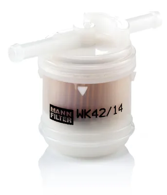 Zdjęcie produktu dla Filtr paliwa MANN-FILTER WK 42/14 do MAZDA 323 III Hatchback (BF) Filtr przewodowy