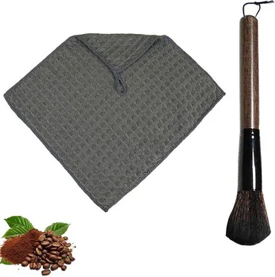 Image de Balai à franges pour barista - 1 pièce - Noir