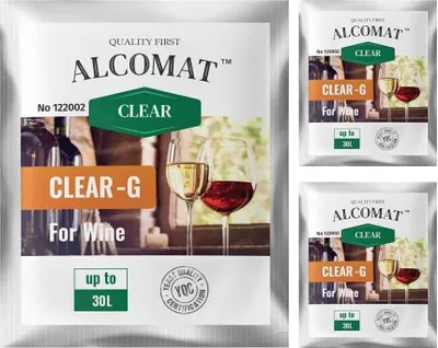 Zdjęcie produktu dla Środek klarujący ALCOMAT CLEAR-G do wina i soków Środek klarujący do 30 l, 3 sztuki