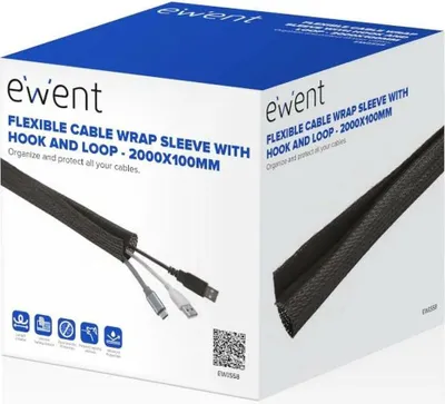 Zdjęcie produktu dla Ewent EW1558, Tuleja kablowa, Uniwersalne, Czarny