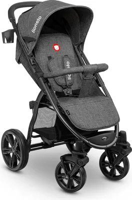 Produktbild von Lionelo Annet Kinderwagen Buggy mit Liegeposition zusammenklappbar Dunkelgrau