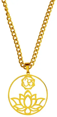 Immagine prodotto di Collana "About the Lotus" in acciaio inossidabile placcato oro
